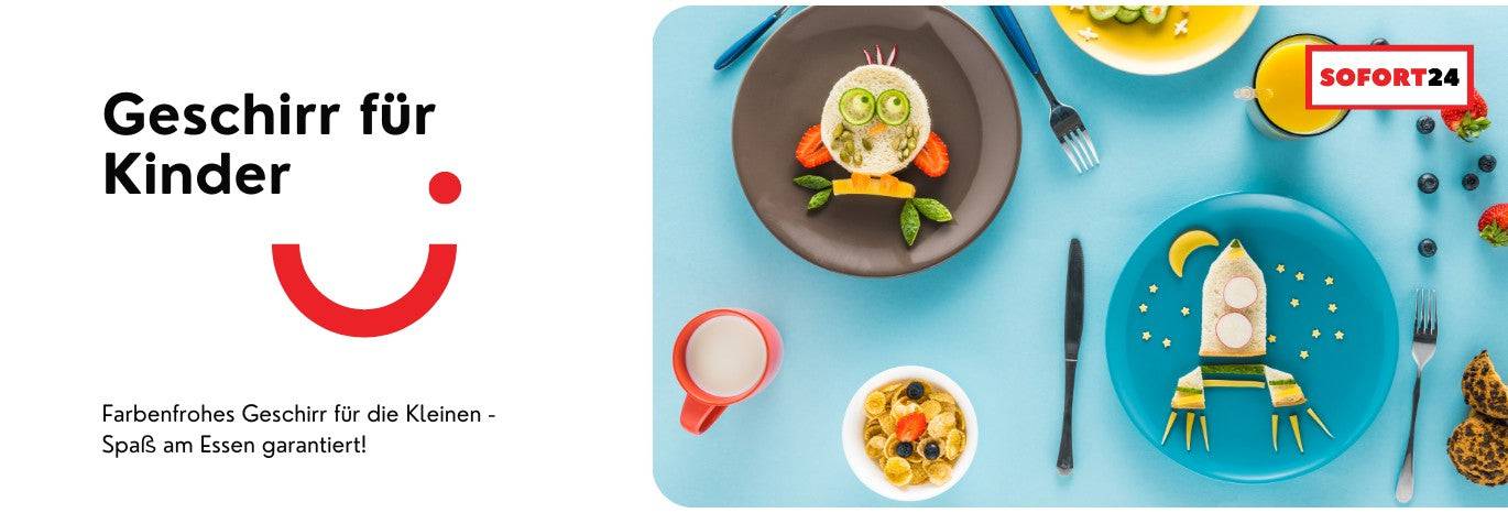 Geschirr für Kinder