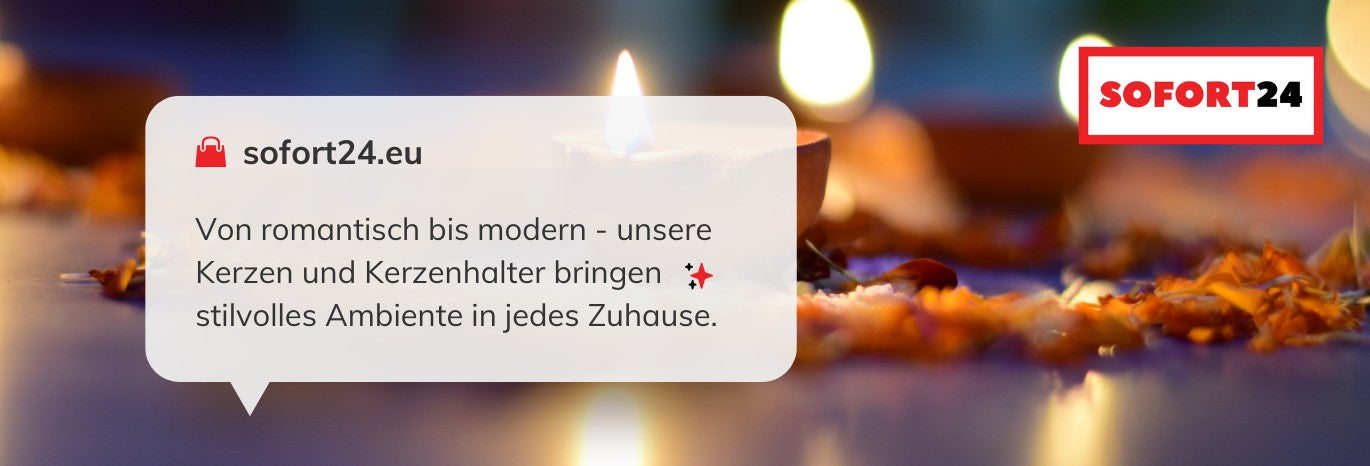 Kerzen und Kerzenhalter