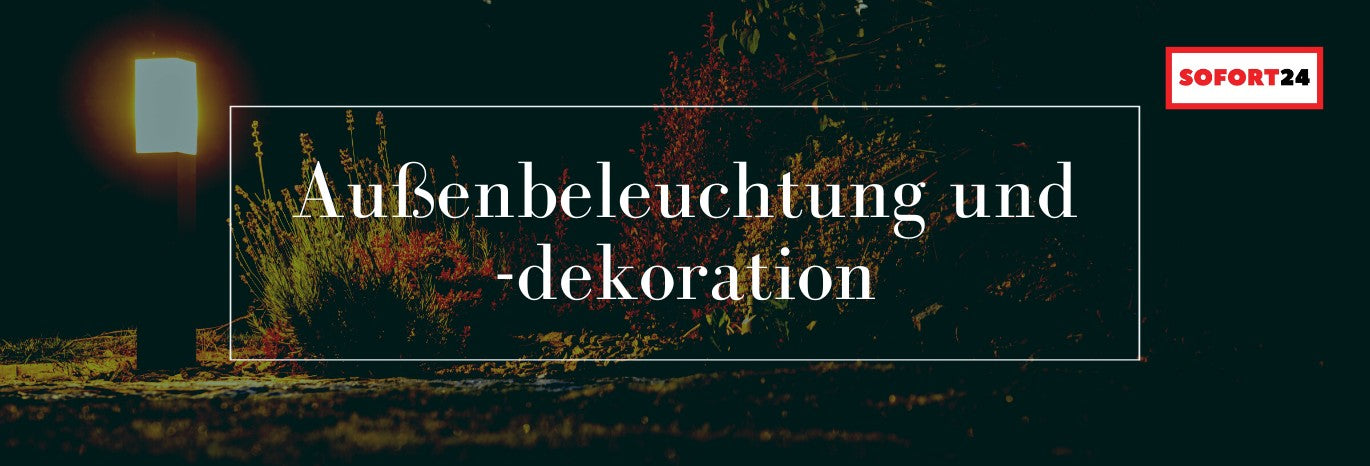 Außenbeleuchtung und -dekoration