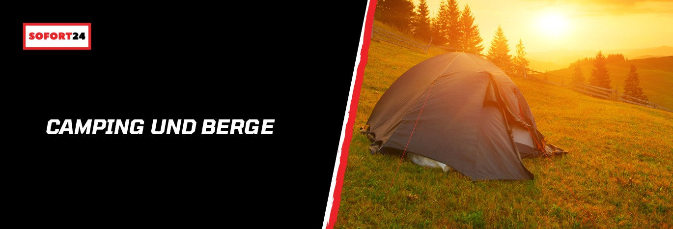 Camping und Berge