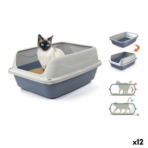 Katzentoilette Georplast Sonic Kunststoff 56 x 40 x 24 cm (12 Stück)