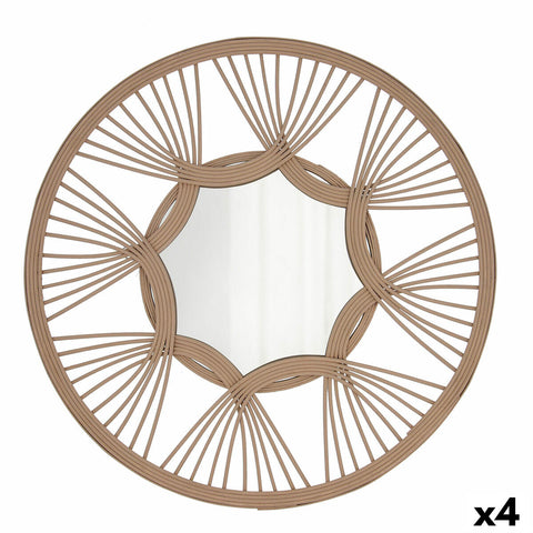 Wandspiegel Vinthera Moa Rattan natürlich 59 cm (4 Stück)
