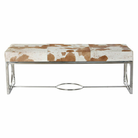 Barhocker DKD Home Decor   Schwarz Stahl Haut Weiß (122 x 41 x 44 cm)
