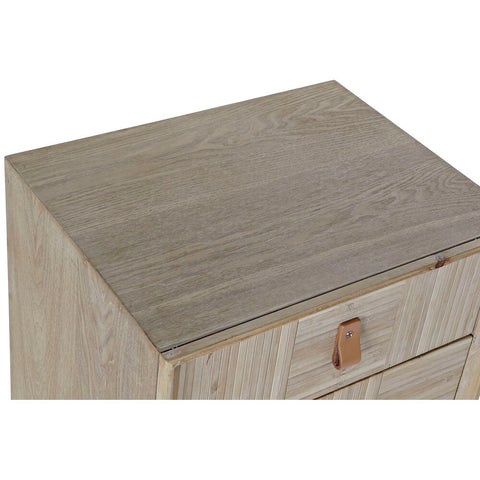 Nachttisch DKD Home Decor Tanne natürlich Schwarz Holz MDF 45 x 35 x 60 cm