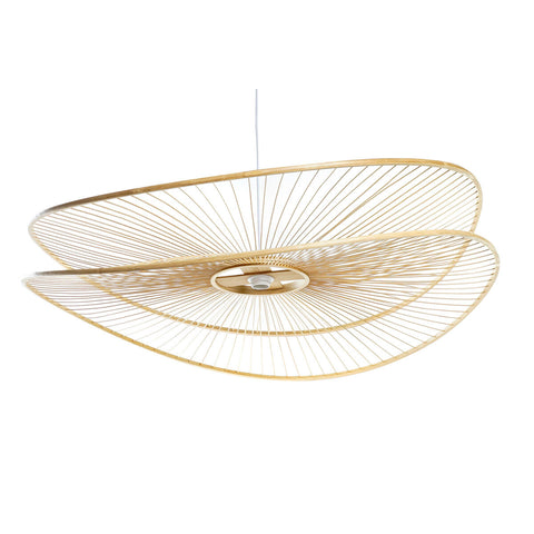 Deckenlampe DKD Home Decor Braun Bambus 50 W 100 x 100 x 25 cm