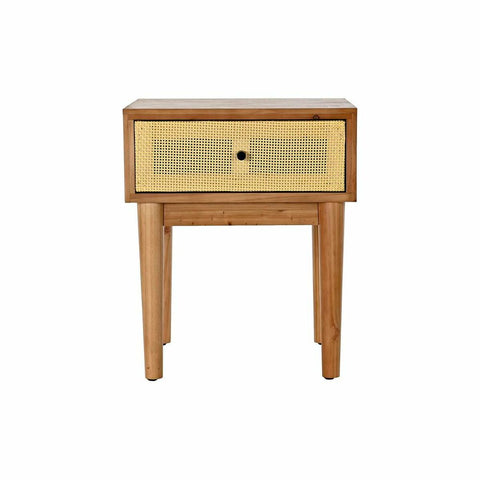 Nachttisch DKD Home Decor Braun natürlich Tanne 42 x 38 x 55 cm
