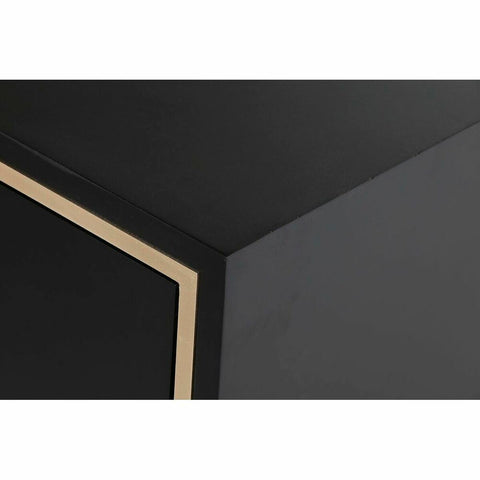 Nachttisch DKD Home Decor Schwarz Bunt Gold Holz Metall 30 x 40 cm 50 x 40 x 53 cm