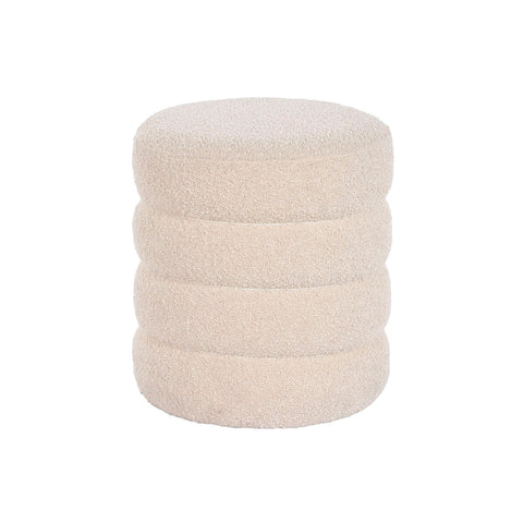 Fußstütze DKD Home Decor Weiß Holz MDF Moderne 43 x 43 x 47 cm
