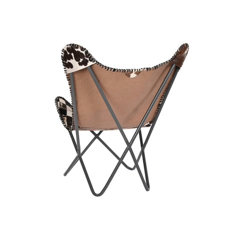 Sessel DKD Home Decor Creme Dunkelbraun Eisen 70 x 70 x 90 cm