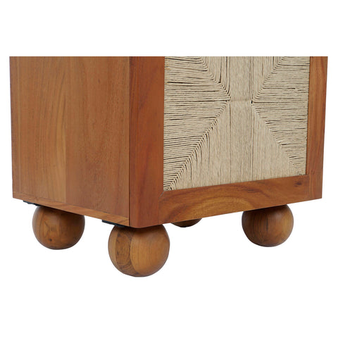 Nachttisch DKD Home Decor Braun Akazienholz 50 x 40 x 53 cm
