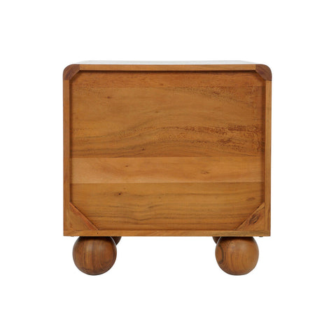 Nachttisch DKD Home Decor Braun Akazienholz 50 x 40 x 53 cm