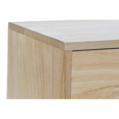 Nachttisch DKD Home Decor natürlich Kautschuk Paulonia-Holz Holz MDF 40 x 30 x 48 cm
