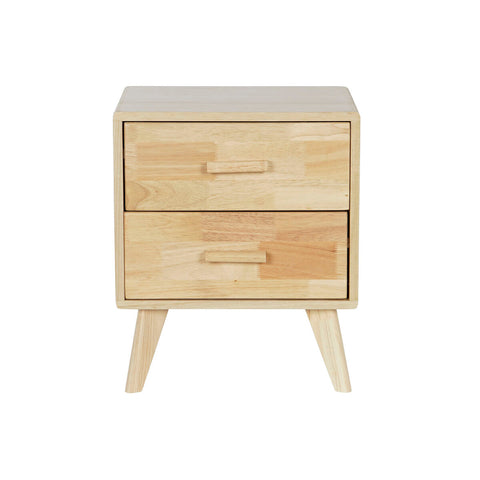 Nachttisch DKD Home Decor natürlich Kautschuk Paulonia-Holz Holz MDF 40 x 30 x 48 cm