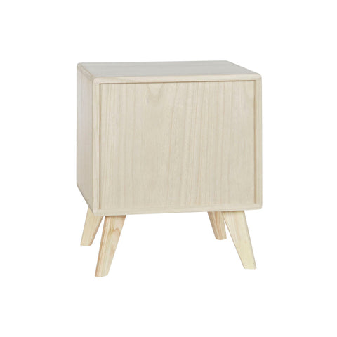 Nachttisch DKD Home Decor natürlich Kautschuk Paulonia-Holz Holz MDF 40 x 30 x 48 cm