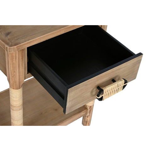 Nachttisch Home ESPRIT natürlich Hellbraun Schnur Tanne 44 x 33 x 61,5 cm